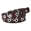 Belts Hollow Heart Belt Vintage Buckle Waist Retro Leather Cinch BeltBelts