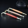 pipe Solid wood pull rod filter element cut tobacco pipe detachable cleaning cigarette holder