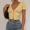 daisy crop top