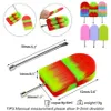 Acessórios para fumantes 6 ml de sorvete de silicone recipiente de cera jarra de óleo recipientes de óleo