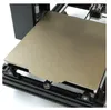 Prusa I3 MK3 3D yazıcı parçaları için yeni çift taraflı dokulu ve pürüzsüz PEI toz boyalı yay çelik tabakası ısı yatağı.cx