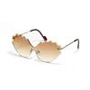 Lunettes de soleil Cat surdimensionné Oeil One-Onepiece Femmes ITY SUN VERRES SUM