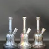 8.9 Pouces Gris Épais Verre Métallique Bong Tabac Fumer Pipe À Eau Narguilé Bécher Barboteur Tuyaux De Fumée Bongs Bouteilles Dab Rig