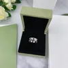 Classic Fourleaf Clover Signature Ring Fashion Men Femmes Femmes Coupages Rings de haute qualité 18k plaque d'or Designer Wedding Jewelr6761902