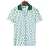 MEW 22 Najwyższej jakości Summer S Designer Shirts Men Casual Piquet Polos Fashion Snake Bee Haft bawełniany koszulka Polo Man Czarny niebieski zielony czerwone brązowe tshirty