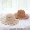 Chapeaux à large bord dames chapeau printemps paille rétro Touraat femmes été Luffy Helen Kaminski rose plage femme raphia chapeaux large