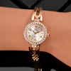 Нарученные часы модные бренд женщин смотрит на розовый золотой вариант Quartz Elegant Bracelet Ladies Clock для женских авторов.