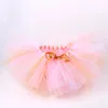 Småbarn Baby Girls Bunny Tutu kjol för barn tjej prinsessa kanin tutus fluffy bollklänning barn påsk halloween kostym 0-14y 220423