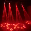 4PCS bewegende kop 120W BEAM PATROON MOVIN -kop met 8 Roterend prisma Super helder verstelbaar DMX -geluid geactiveerd perfect voor podium