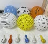 Empreintes d'animaux ballon décoration de fête léopard tacheté cheval rayé chien vache rayé jaune orange blanc rond ballons imprimés