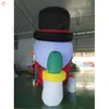 Free Air Ship Outdoor Activities Christmas Giant Inflatable Snowman Cartoon for sale