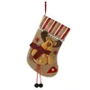 عيد الميلاد تخزين الزخارف الزخارف الكرتون سانتا كلوز الجوارب الجوارب ديكور عيد الميلاد للمنزل المنزل 11 أنماط