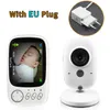 3,2 tum trådlös videofärg Baby Monitor Portable Baby Nanny Security Camera IR LED Night Vision Intercom