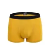 Boxer Hommes Solide Fibre De Bambou Respirant Confortable Sous-Vêtements Homme Boxers Super-élastique Shorts Noir Slip Homme Culotte Gay 220423