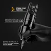 XNET EXO Professional Wireless Tattoo Pen Machine Powerful Coreless Motor 2100mAh Charge Battery Digital LED Display for Artist 220808