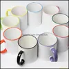 Mokken Drinkware keuken eetbar huizen tuin warmte overdracht mok coating cup persoonlijkheid sublimatie printen 1164 v2 drop levering 2021 v