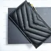 5A Qualität Echtes Leder Geldbörsen Luxus Designer Kartenhalter Brieftaschen Männer Original Single Münzhalter Reißverschluss Frauen Schlüsselmappe han184a