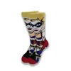 Men's Socks Quality Mens Anime Cartoon Happy Funny Sock Autumn Winter Warm Casual LongChristmas Men Middle Tube SockMen's