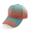 Gradient Boys Girls Spring Summer Baseball Cap Casual Sport Studenter Slipsfärg Tryckt sommar Utomhus Travel Beach Caps Sunhat Street Duck Tongue Visor T36R38D