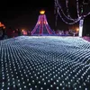 سلاسل LED 3x3M عيد الميلاد صافي الأضواء الأضواء مهرجان الزخرفة إكليل حفل زفاف في الهواء الطلق الستار الجنية الضوء