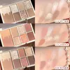 Eye Shadow Glitter 7 Colors Eyeshadow Palette Matte Shimmer Soft Touch Long Lasting Waterproof Pigmented Brighten Eyes Makeup Cosm7863877