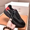 2023 Casual Shoes Mens America S Cup XL Patent Leather Sneakers Flat Trainers For Men Leather Nylon Black Mesh Lace-Up Americas Cup Soft Rubber Outdoor Runner Trainer Trainer