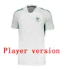 Jerseys de football alggerie Player Version Home White Away Away Green Mahrez Feghouli Bennacer Atal 20 21 Algeria Football Shirt Men Maillot de