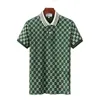 Men Polo Summer Italy Designer Polos Clothing Men عالية الجودة رسالة T-Shirt Lapel Ladies Tees Top M-3XL 99