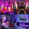 Stehlampen Lampe Atmosphäre Tisch Nachtlicht Streifen Teppich Innen Home Nachttisch Dekor WIFI/Bluetooth RGB Bunte Musik LampeStehlampenBoden