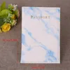 Card Holders Marble Pattern Business Passport Covers Women Men Holder PU Leather Travel Wallet Case Unisex