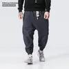 MrGB Mäns Casual Bomull Linne Byxor Solid Man Fleece Harem Byxor Oversize Men Kvinnor Vinter Varm Jogger 220325