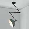 Korytarz metalowy Wisiorek Lampa Amerykańska Przemysłowa Loft Bar Licznik Rocker Ramię Wiszące Light Kuchnia Jadalnia Restauracja Żyrandol