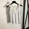 Chalecos de algodón de verano Tanques Mujeres Chaleco de punto delgado Tops Camisas de diseñador sin mangas de moda Chicas Camiseta deportiva Ropa