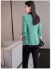 レディースツーピースパンツファッションパンツスーツ女性ビジネススーツハーフスリーブブレザーレディースパンツとジャケットセットオフィスユニフォームスタイルの作品