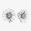 Nouvelle épidémie 925 argent pur marguerite escargots boucles d'oreilles dorées pandora femmes bijoux accessoires de mode cadeau