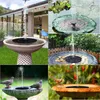 Fontana solare Piscina all'aperto Stagno Galleggiante Cascata Fontana Bagno per uccelli Decorazione da giardino