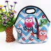 17 colors Reusable Neoprene Tote Bag handbag Insulated Soft Lunch Bags With Zipper Design For Work & School Fast Ship B0819