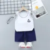 Baby Jungen Kleidung Sets Kinder Sommer Mädchen Shorts Kleidung Cartoon Drachen T-Shirt und Hosen für Kinder Baumwolle Anzug 1157 E3