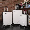 Malas 20''24 28 polegadas Rolling Bagagem Mala de viagem sobre rodas 20'' Carry Cabin Trolley Bag ABS PC Fashion286Q