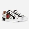 Calfskin Sneakers Shoes Outdoor Trainers Men 'S Luxury 23S White Leather !! Brands Comfort Casual Walking Eu38-46.Box Nappa Portofino