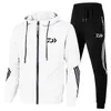 Men's Tracksuits Spring Autumn Men's Clothing Brand Two-piece Striped Outdoor Hooded Top Sportswear Sets Print Letters Jogging PantsMen'