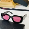 Occhiali da sole Symbole con montatura quadrata in acetato da donna Nero tartarugato Sfumature geometriche HD con aste larghe logo SPR15Y Designer del marchio vacat9717362