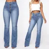 Женские джинсы с высокой талией брюки плюс размер Patch Patch Packt