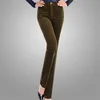 Весенняя мода бархата высокая талия повседневные брюки кормурные брюки прямые растягивающиеся тонкий большой размер 7xL 220325