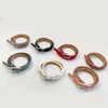 Behapi – bracelet à collier en cuir véritable pour femmes, bijoux de marque de luxe, multicolore, manchette 252G