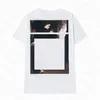 T-shirts Heren T-shirts T-stukken Tops Dames Casual overhemd Luxe kleding Straat Witte kleding Wit Zomer t-shrits K