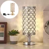Lampy stołowe Moonlux Nowoczesne kryształowe puste lampa USB Beziasowy pulpit Dekoracyjny nocny światło domowe dekortable