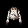 B2128 Jackets de designer feminino com letras completas reversíveis 2022 Spring New Tops lançados