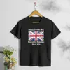 22ss T-shirts pour hommes T-shirt drapeau britannique June Britishs drapeaux imprimés t-shirt hommes et femmes haut à manches courtes lâche décontracté été nouveau style taille M-5XL