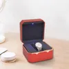 Cajas de reloj Estuches Estuche con borde dorado octogonal Caja individual Escaparate para pulsera Día de San Valentín MenWatch Hele22